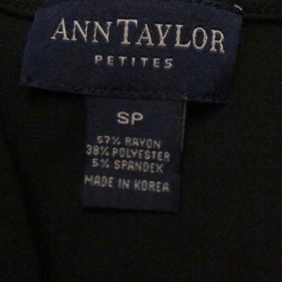 Ann Taylor Black Sequinced Sleeveless Tank Top SP - Picture 7 of 8